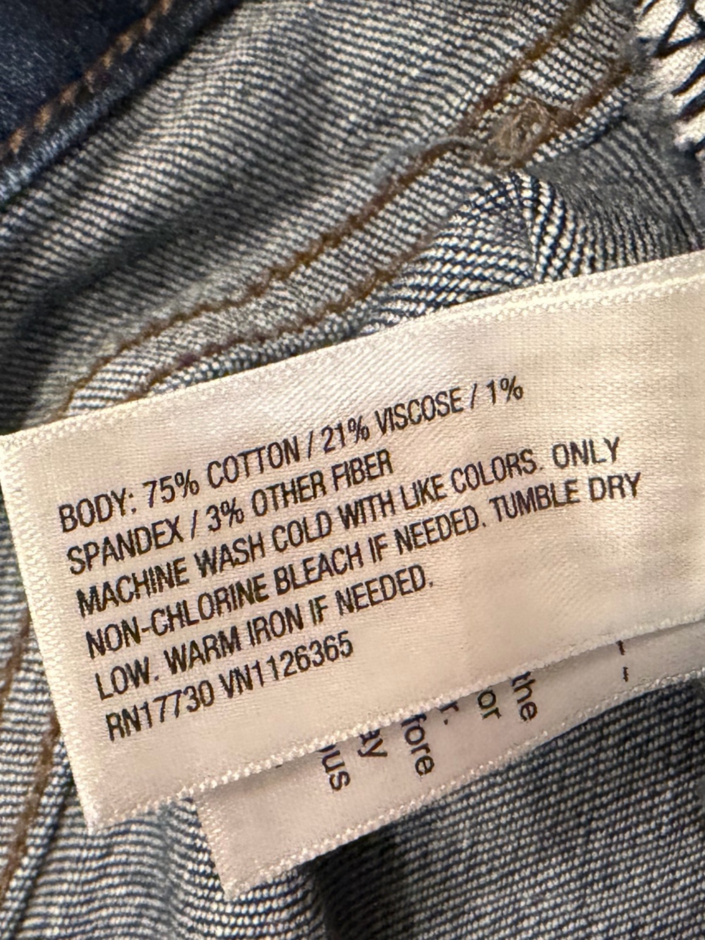 Universal Thread Classic high-Rise, slim straight Dark Blue Jeans women’s size 8 - Picture 3 of 6